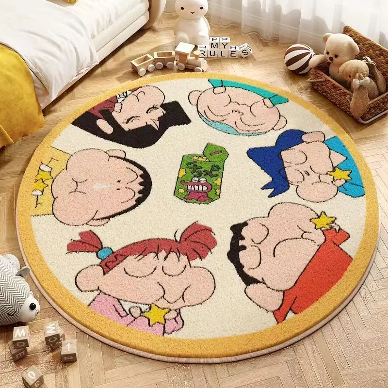 

Crayon Shin-Chan Carpet Kawaii Cute Bedroom Anti Slip Thickened Carpet Cushion Children's Bedside Decorate Girl Home Gift Toy