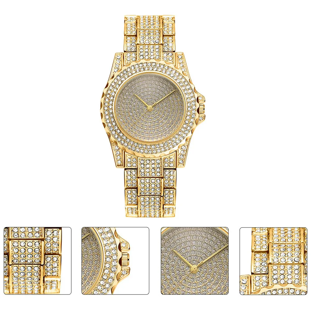 Quartz Wristwatch for Women Alloy and Glass Construction Lightweight Elegant Design Precise Timekeeping Stylish Female Business