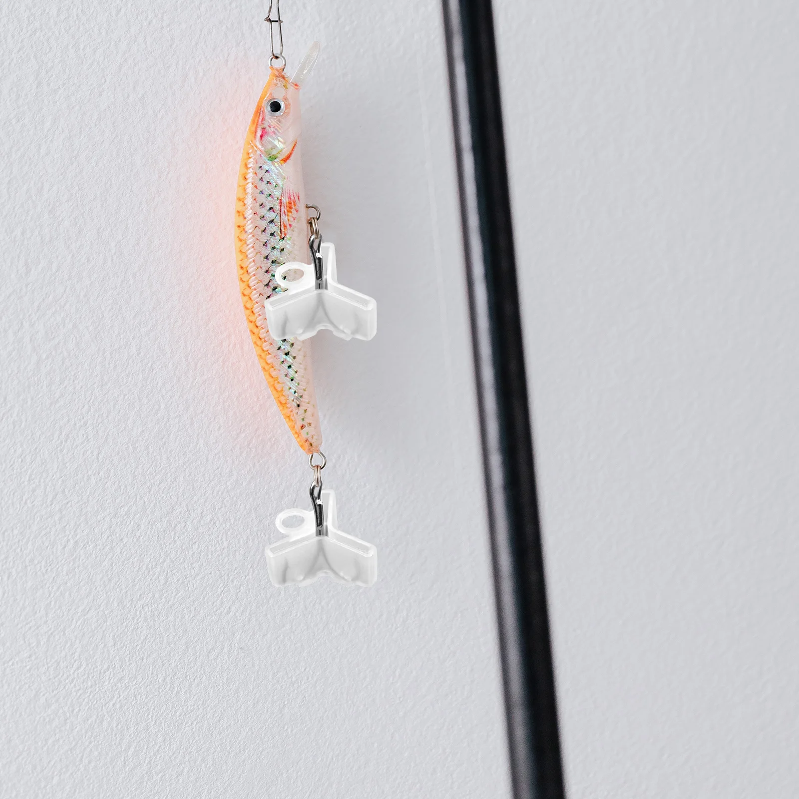 

60pcs Fishing Hook Protective Cover Durable Treble Cap Bonnet Polypropylene Anti for Safe Storage