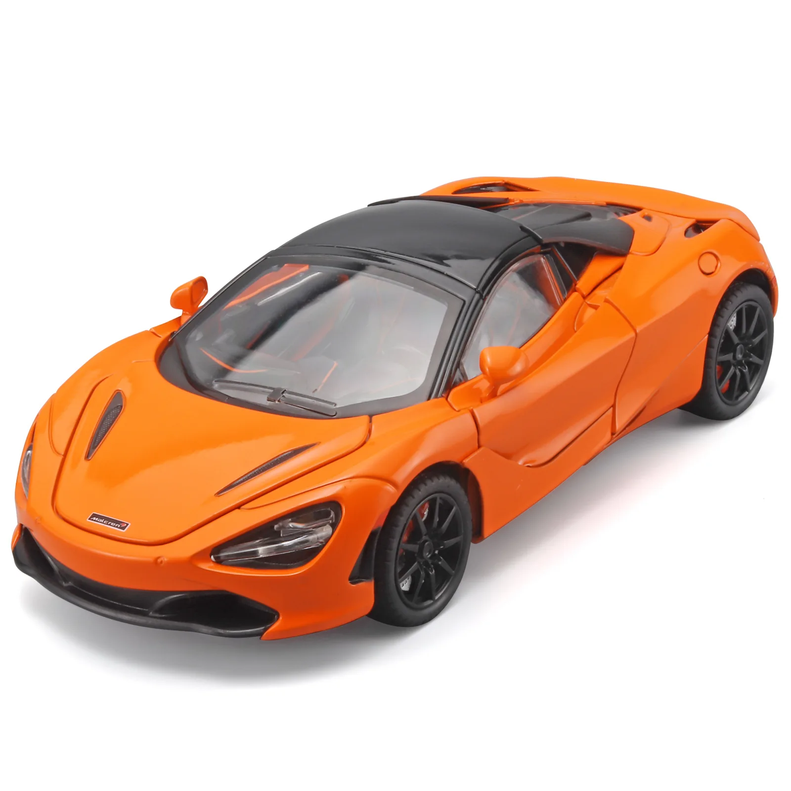 1:24  720s Super Sportcar Sound & Light Miniatures Alloy Diecast Model Car Presents for Boyfriend Toys Gift