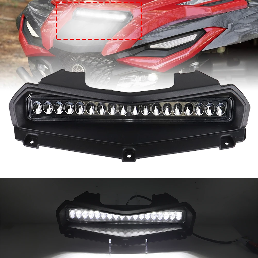 Front Auxiliary Spot Light Hood Panel DRL for Yamaha Wolverine RMAX2 RMAX4 1000 2021-2025 Accessories