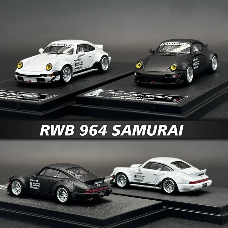 

MINIStation 1:64 RWB 964 Ducktail SAMURAI Diecast Diorama Car Model Collection Toys