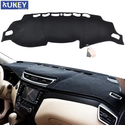 Xukey Dash Mat Dashboard Cover Dashmat Dash Board Cover Carpet For Nissan Rogue Xtrai X-Trail T32 2014 - 2019