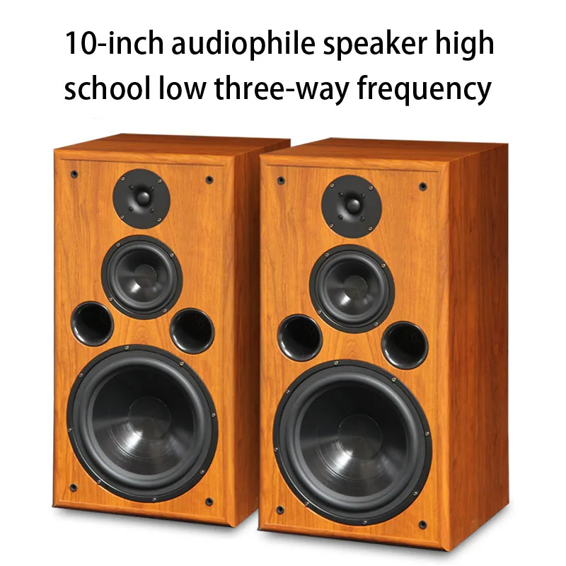 New 10 Inch 200W 8Ohm High School Low Speaker Bass Silk Film Tweeter F109 hifi Bookshelf Speaker Passive Monitor Fever Sound