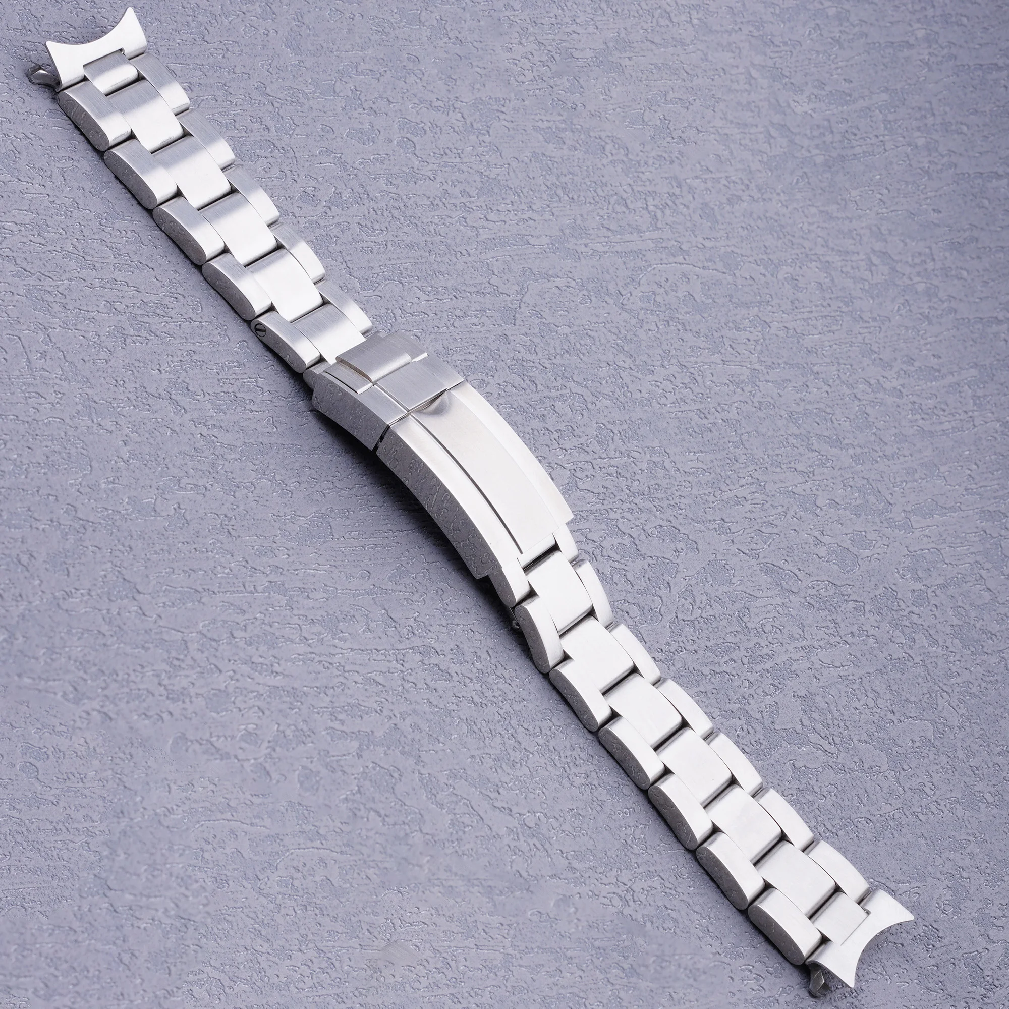 19mm Watch Band Strap 316L Stainless Steel Silver Oyster Style Bracelet For SEIKO 5(SNXS73 75 77 79 80 81 SNFF05 SNXG47) J1/K1