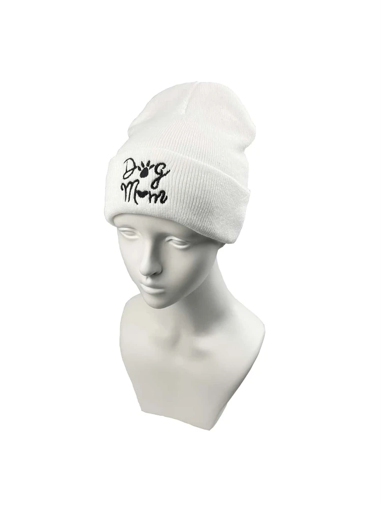 

1pc Embroidered Knitted Hats Hip Hop Street Dancer Ski Beanies Hat Men's Women's Winter Warm Bonnets Casual Hats