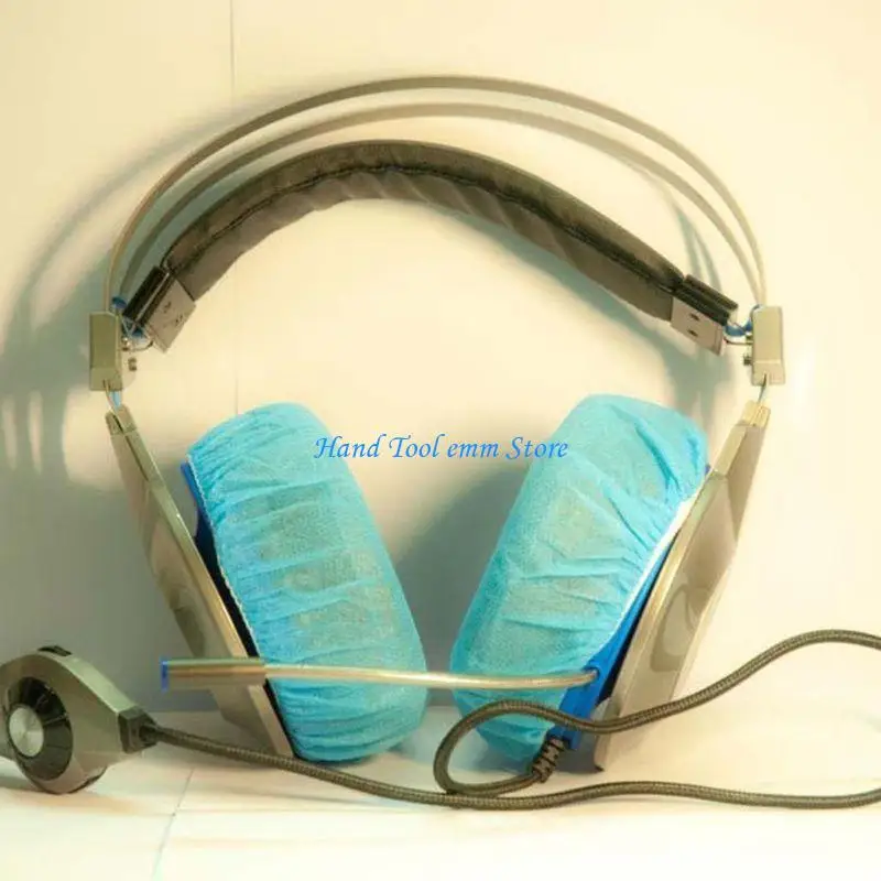 

H37F Stretchable Washable Earcup Protector Dustproof Cover for On-Ear Headphone