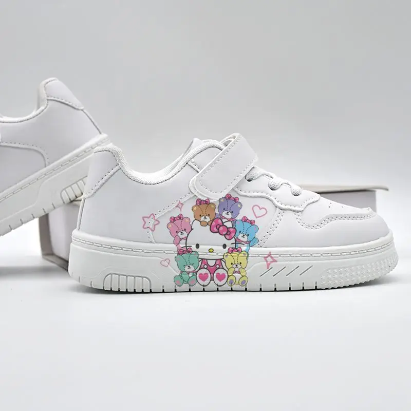 

Cute Cartoon Princess Style New Indoor High-value Fashion Little White Shoes, Non-slip Lightweight Children's Board Shoes for