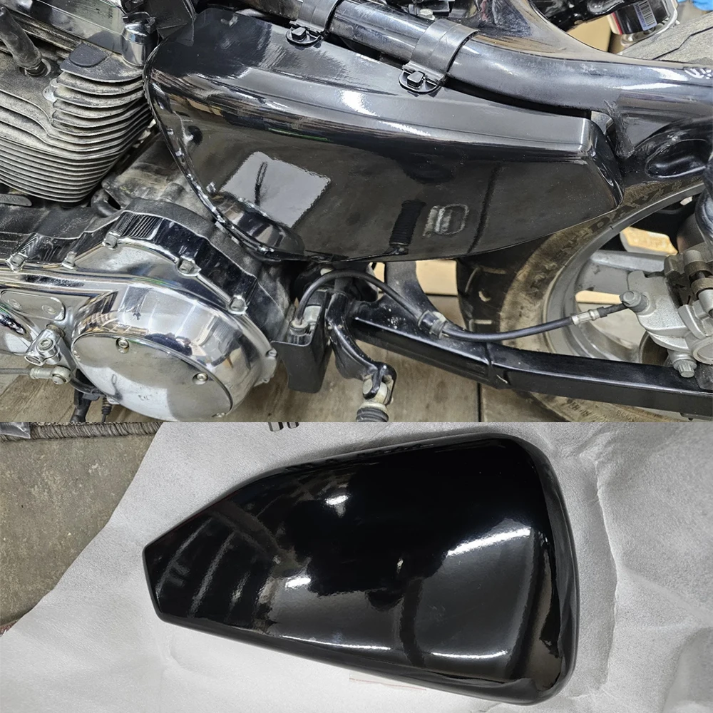 

Для Harley Sportster XL883 XL 1200 Iron 883 14-2022 2023 XL1200 боковая крышка аккумулятора, обтекатель, левая защита, аксессуары для мотоциклов