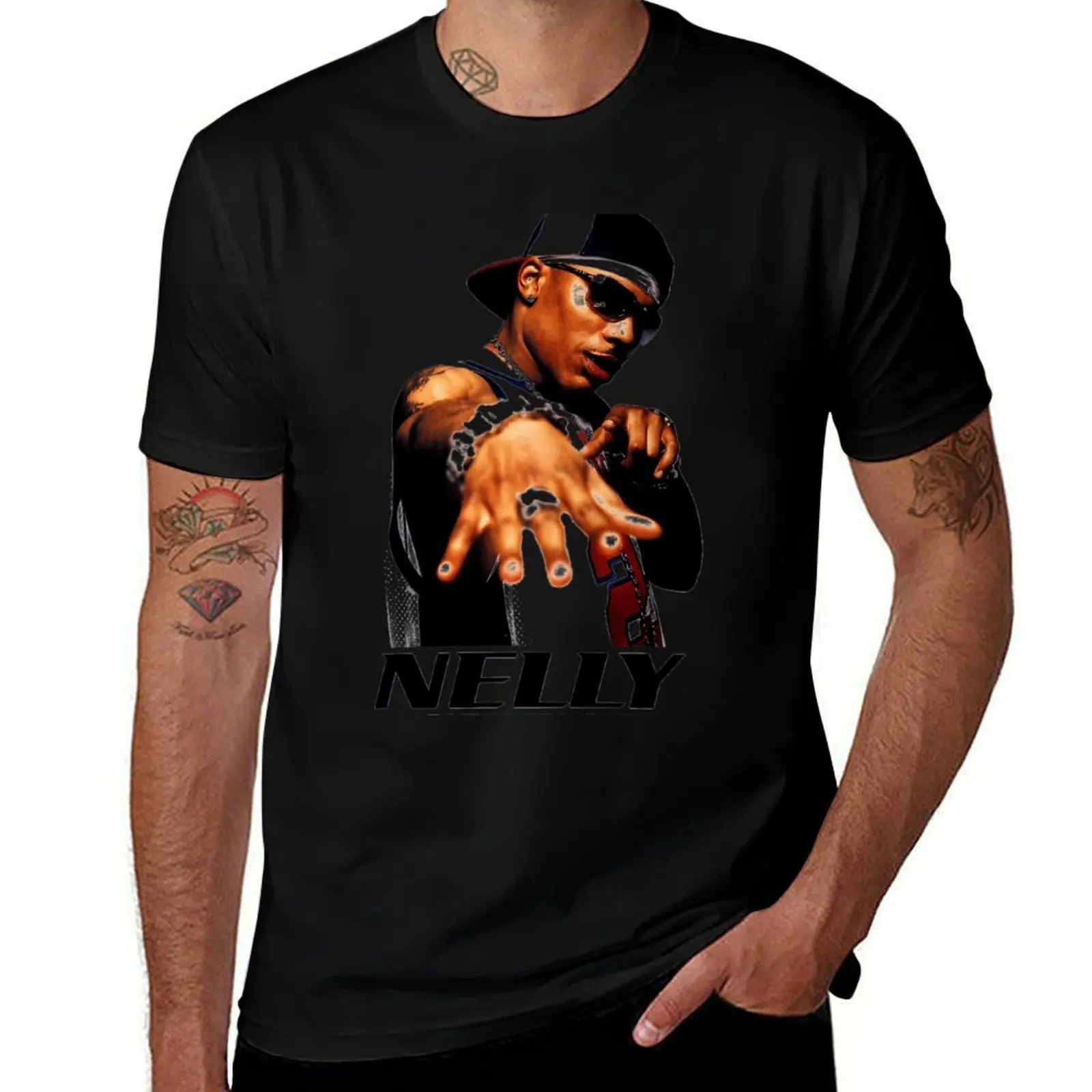 NELLY RAPPER T-Shirt graphic t shirts anime stuff t shirt men 100℅ cotton