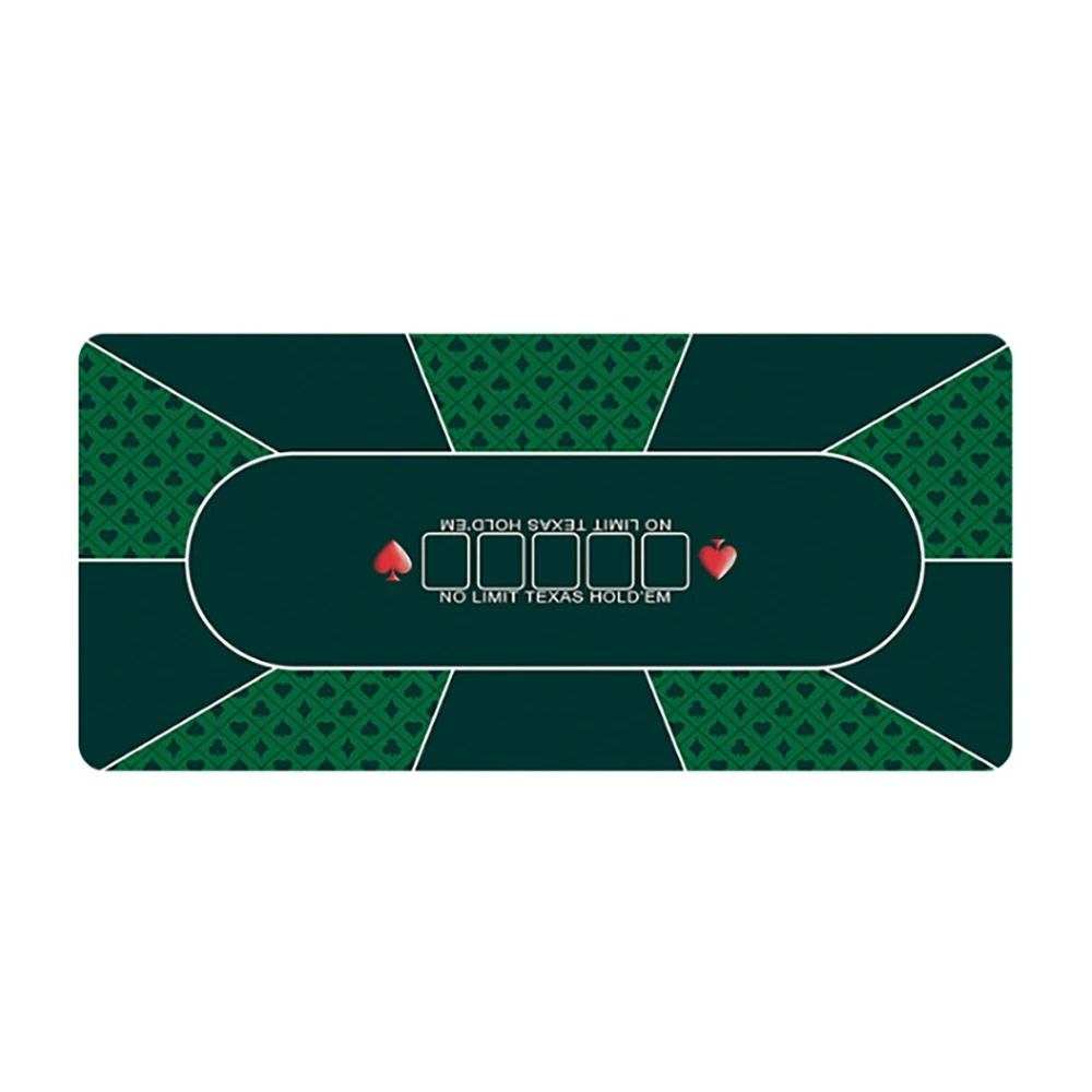 Texas Hold'em Poker 60*120cm Desk Board Game Mat Waterproof Non-Slip Table Card Game Rubber Office Keyboard Mouse Pad
