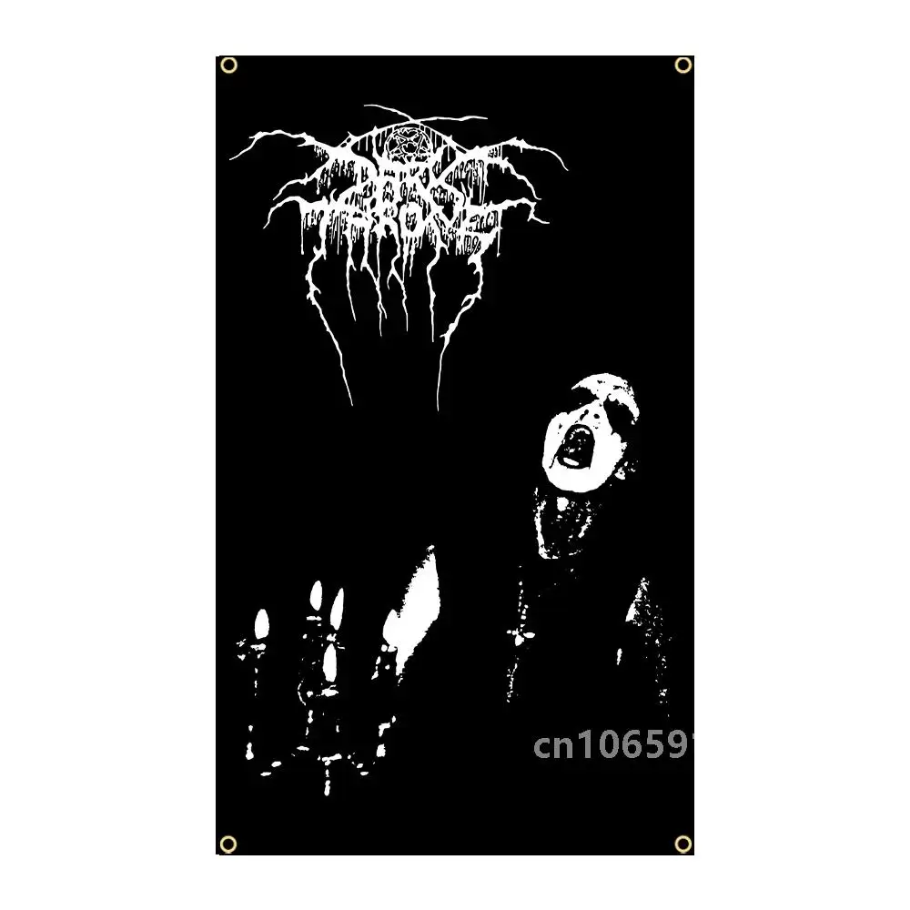 QLflag 3X5Fts Darkthrone True Norwegian Black Metal Harajuku Funny Print Cotton Streetwear Flag