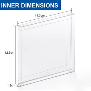 صندوق عرض شفاف لجهاز PS1 Dreamcast القياسي ، واحد ، قرص مضغوط للموسيقى ، حافظة جوهرة ، تخزين ، واقي خرطوشة الألعاب أفضل 10 مبيعا لمساكن PS1 - رقم 9