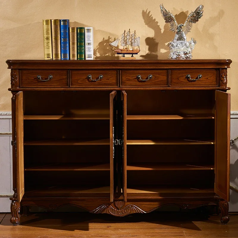 American simple painted multi-layer activity baffle shoe cabinet