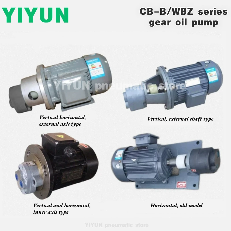 WBZ-(2.5/4/6/10),(16/20/25/32),(40/50/63),(80/100/125)0.37KW,0.55KW,0.75KW,1.1KW,5.5KW,7.5KW YIYUN gear oil pump WBZ series
