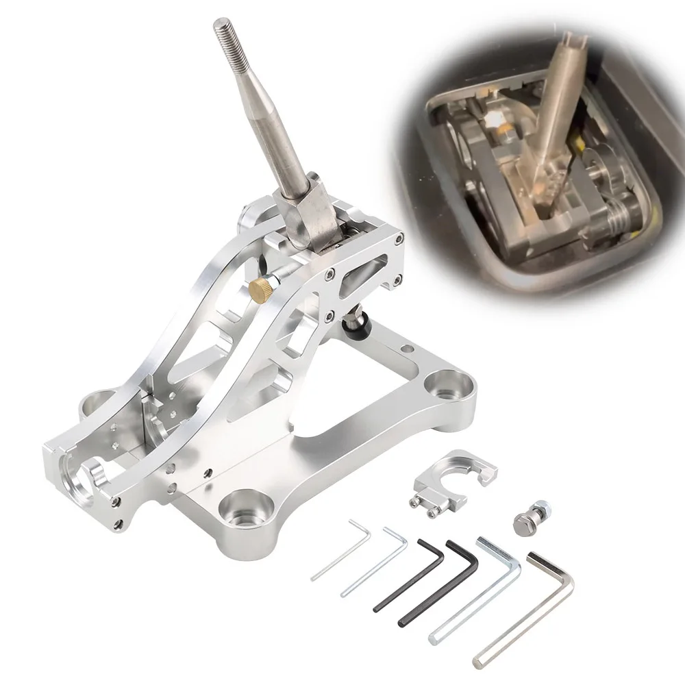 Aluminum Billet Upgrade Shifter Shift Box For Honda Acura TSX CL 04-08 03-07 Accord CM K24 04-08 Acura TL UA Interior Parts