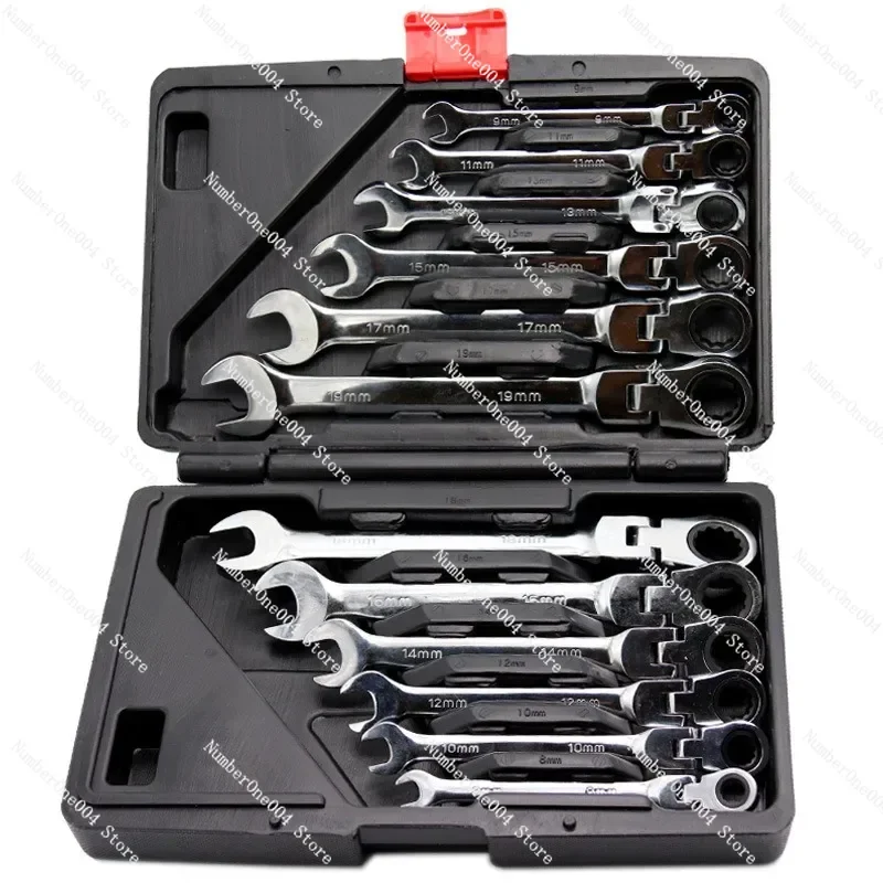

For 14pcs Keys Set Multitool Wrench Ratchet Spanners Set Hand Tool Wrench Set Universal Wrench Tool Car Repair Tools
