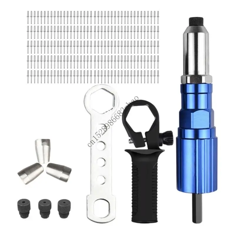 محول H7EA Compact Electric Prols Puns Adapter للحفر مع تصميم سبيكة خفيفة الوزن و SHEX SHANK من أجل العمل المعدني #4