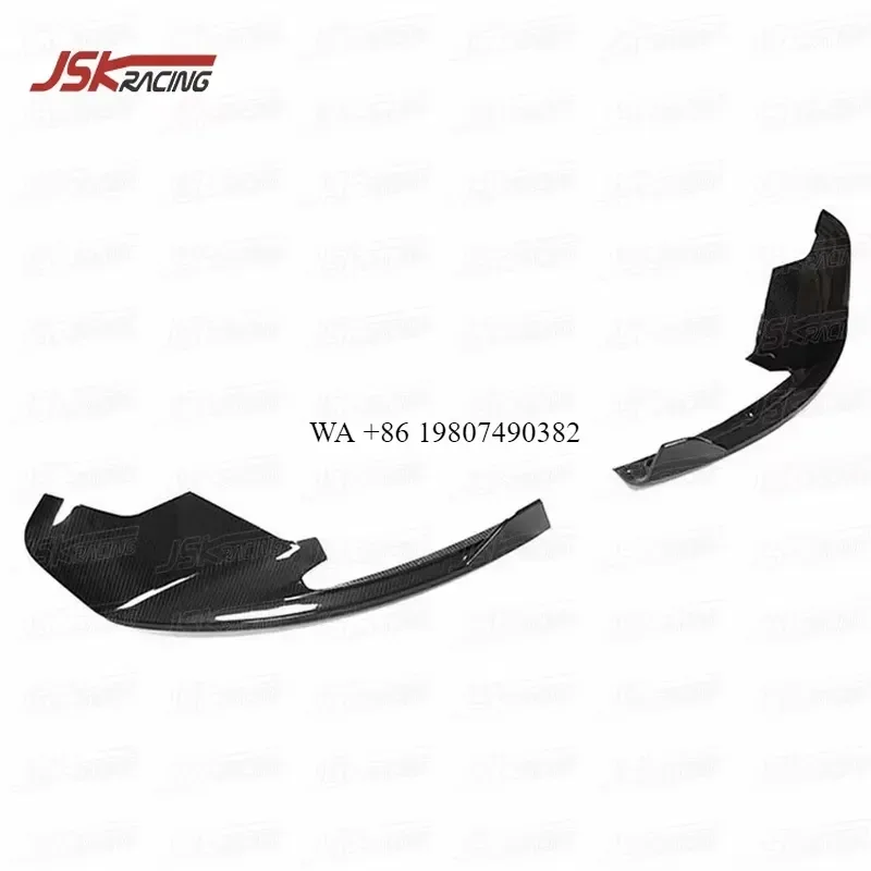 Wmwmnu Dry Carbon Fiber Front Bumper Splitter Lip Canards for 2015-2018 540C 570S 570GT Body Kit Accessories