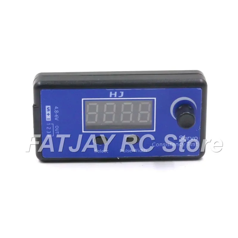Digital Display Pulse Width Tester FATJAY HJ MCU Multifunctional Servo Tester for Brushed Brushless Motor ESC