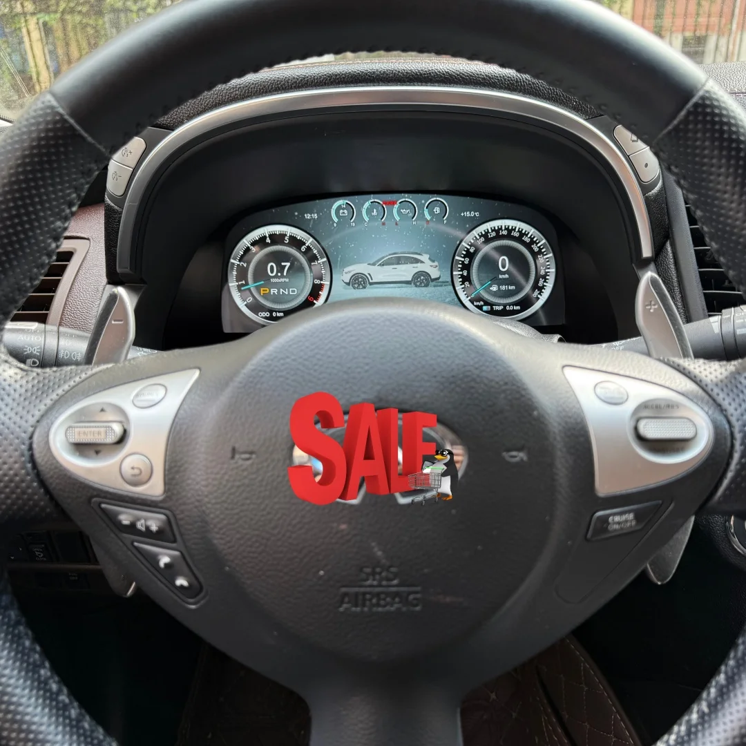 LCD لينكس متر لإنفينيتي Q70 QX70 FX35 FX25 2013 2014 - 2015 2016 2017 سيارة الوسائط المتعددة أداة لوحة القيادة عرض رئيس وحدة #3