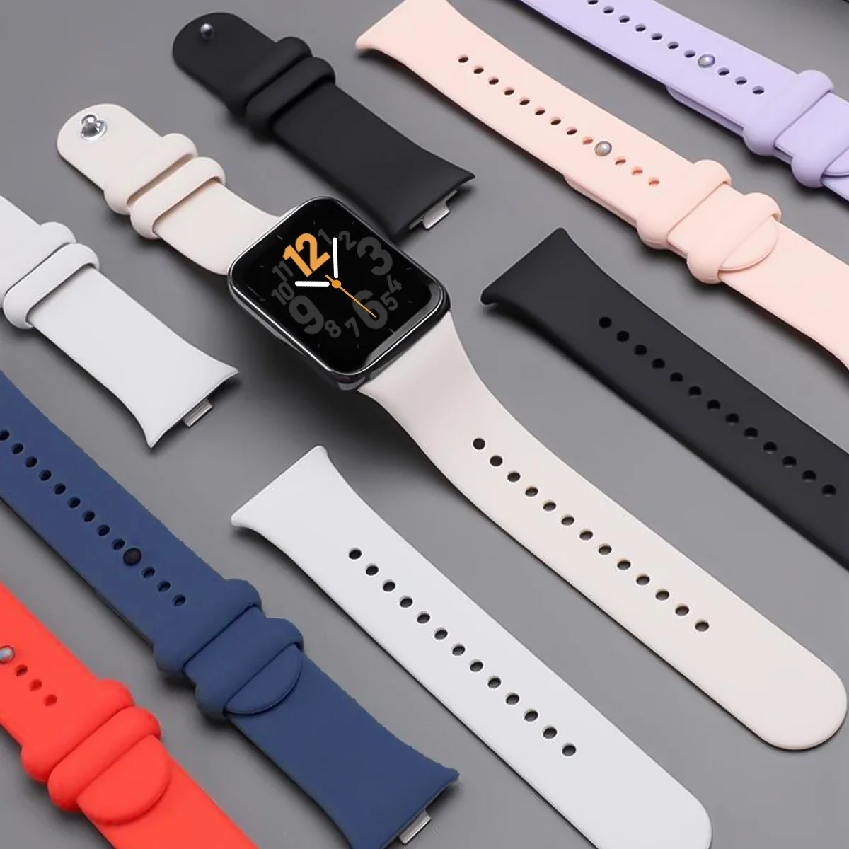 Sport-Ersatzarmband Silikonband Zubehör für Redmi Watch 6/5/4 Xiaomi Miband 10Pro 9Pro 8Pro – Detail 1
