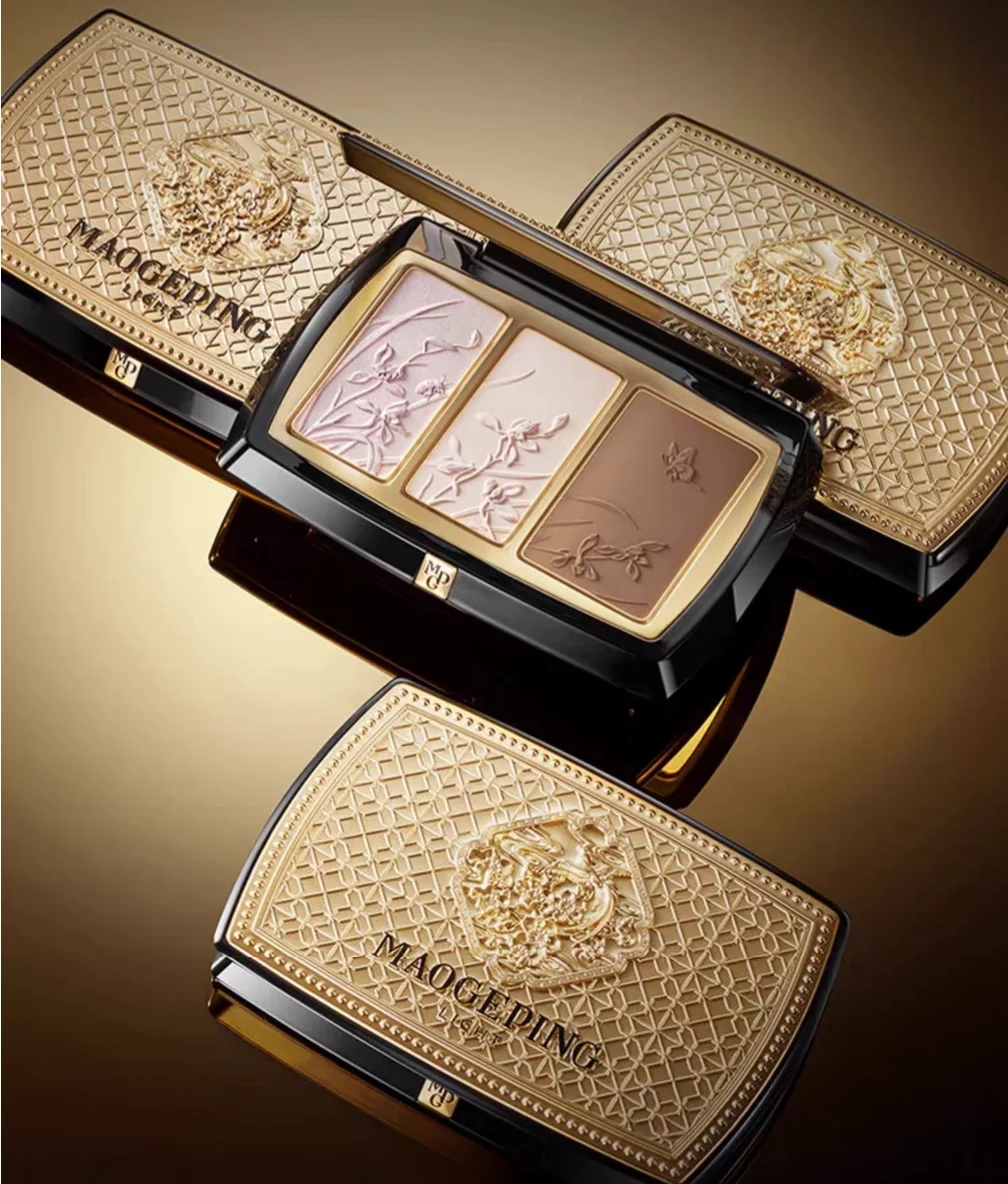 لوحة تظليل كونتور ثلاثية الأبعاد لتشكيل الضوء من MAOGEPING 14.5 جرام مستحضرات تجميل للوجه طبيعية وطويلة الأمد