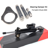 For Scooter kukirin G3 pro 2024 Stabilizer Steering Damper Mounting Electric Scooter Aluminum and Steel Modification Bracket