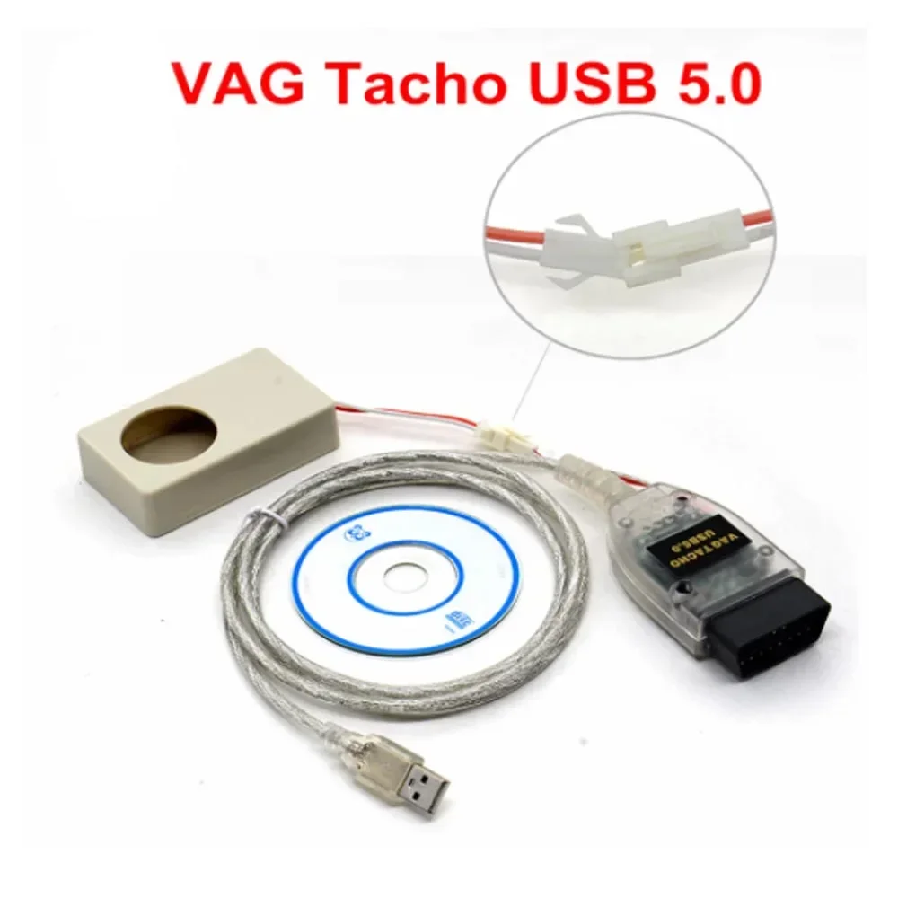 VAG TACHO 5.0 USB Interface Latest Version Green PCB FTDI FT245RL for Audi/VW/Skoda/Seat 12V Vehicles Newest VAG TACHO USB5.0