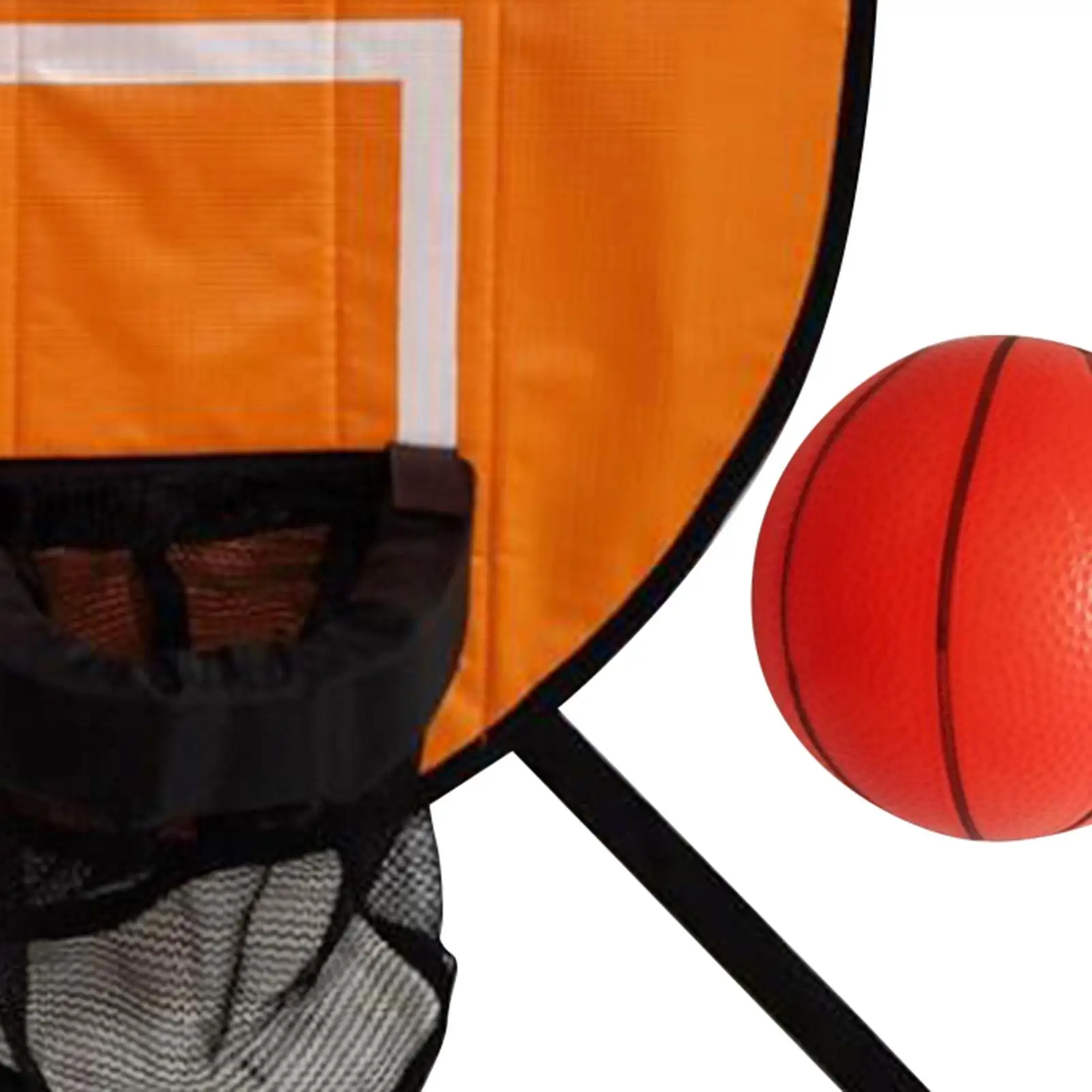 Aro de baloncesto trampolín para niños adultos soporte de baloncesto universal naranja