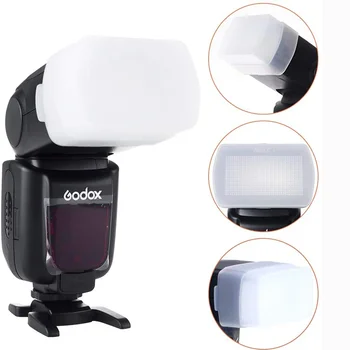 דיפיוזר פלאש Godox Dome Bounce מתאים למצלמה Canon Speedlite 580EX 580EX II Godox V850 860II TT685 TT600 TT520II Yongnuo YN-560/565