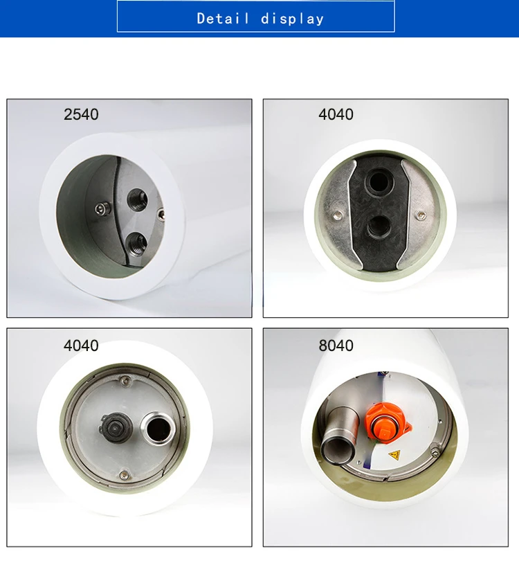 Frp Reverse Osmosis Membrane Housing 8x80 Membrane Housing 8080