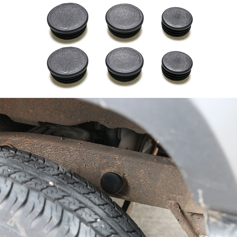 

6x ABS Underbody Hole Plugs for Suzuki Jimny 2019+ 3-Door, Chassis Plugs Seal Openings Prevent Rust Keep Mud & Water Out, JMN054