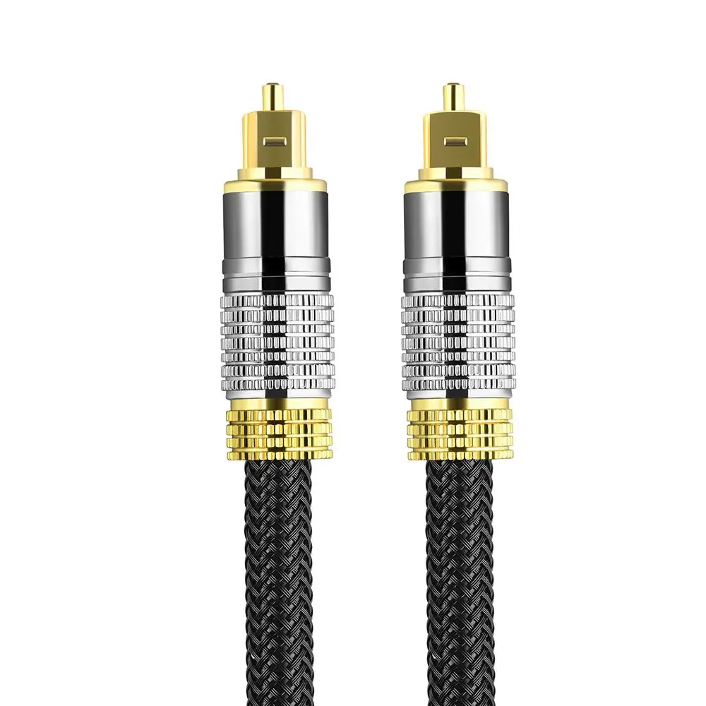 Cable de conexión de audio de fibra óptica adecuado para amplificador de potencia PS4/Xbox home audio toslink, cable óptico de 1M/1,8/2/3/5/10/15m