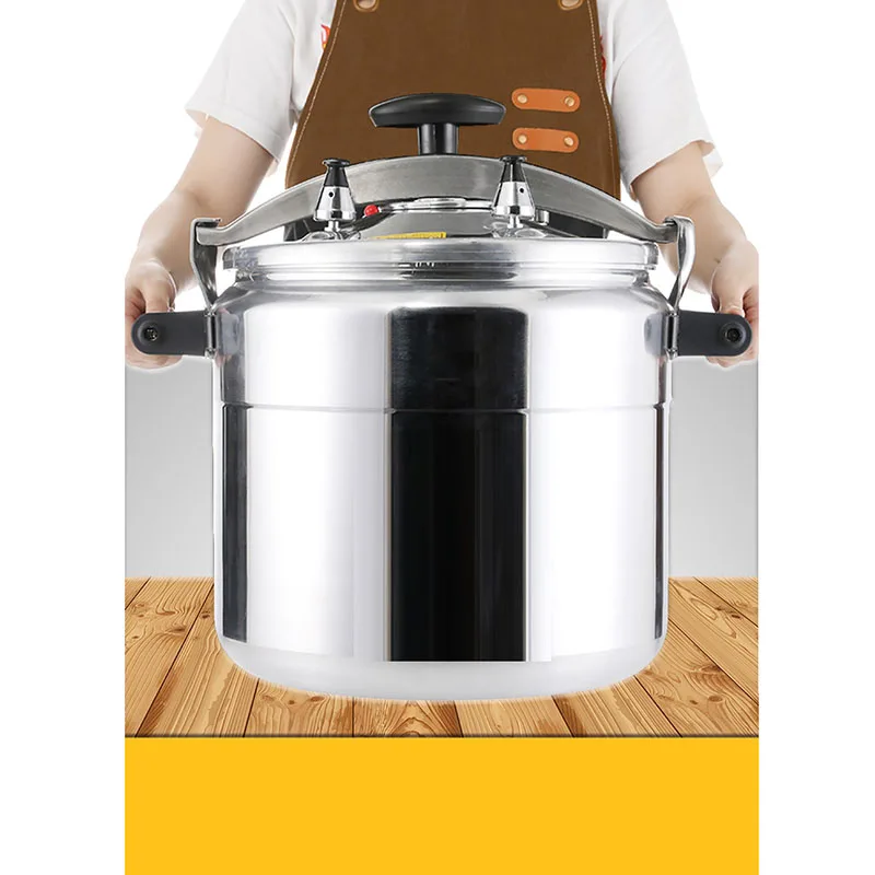 Large Capacity Commercial Pressure Cooker,Extra Large,Explosion-Proof, & Induction Cookers,Thickened,For Home & Restaurant Use