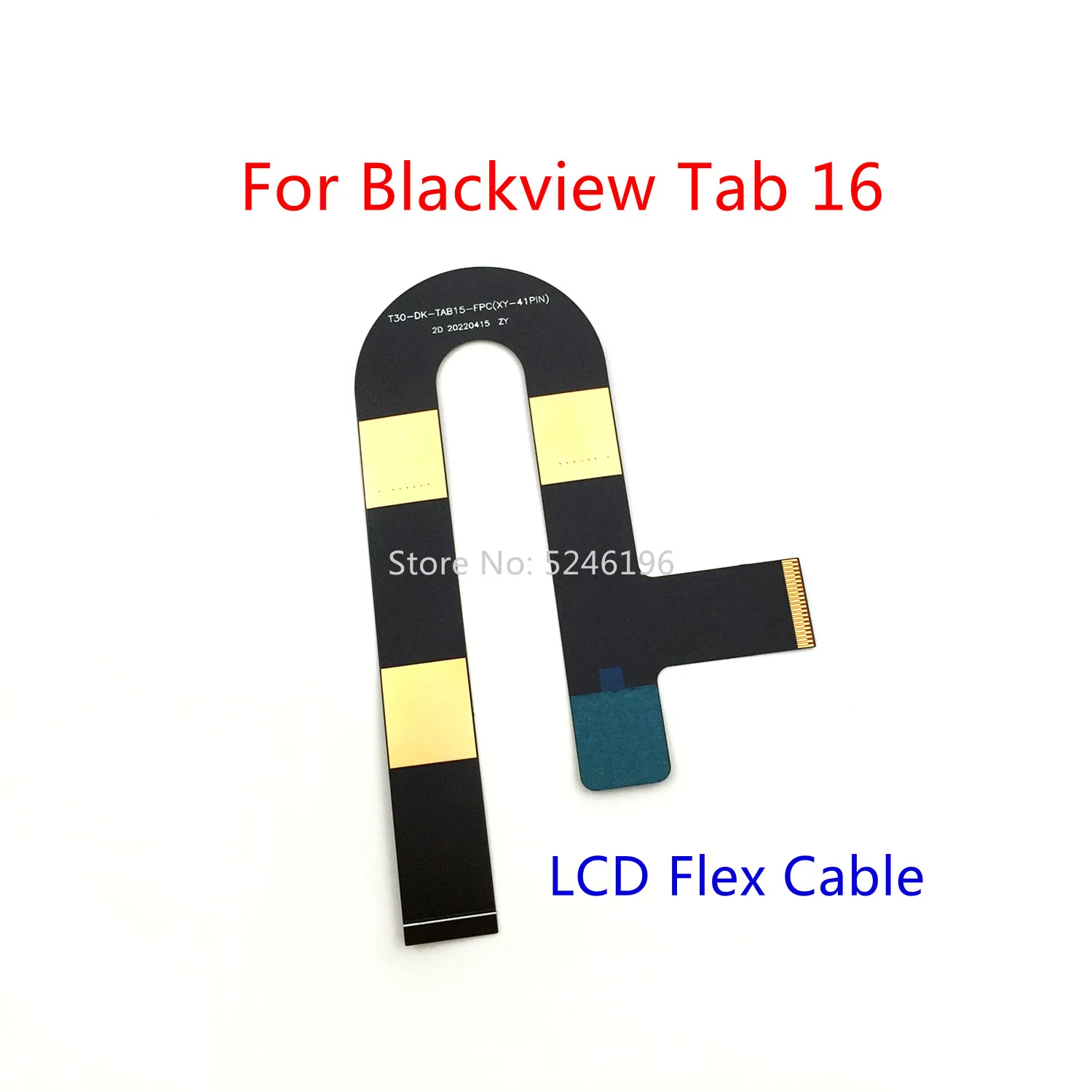 

1 шт., гибкий кабель для ЖК-дисплея, разъем FPC, гибкий кабель T30-DK-TAB16-FPC/для Blackview Tab 16, запасная часть