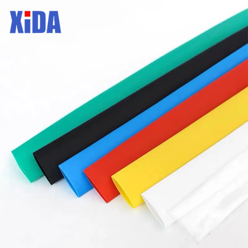 5 Meters Heat Shrink Tube Tubing Thermoretractile Tube 2:1 Black 1/2/3/5/6/8/10 Heat Shrink Sleeve Wrap Wire DIY Wire Cable Tube