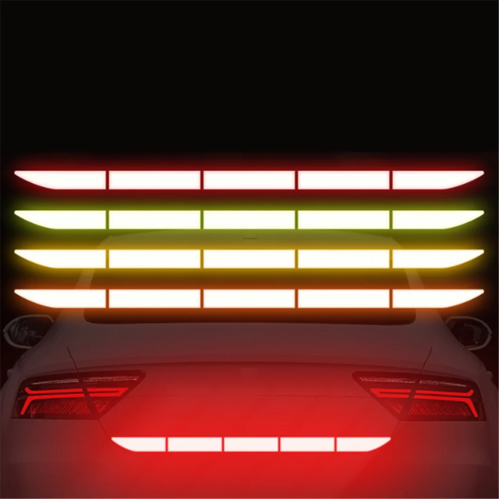 Car reflective sticker warning strip tape for Hyundai ix35 iX45 iX25 i20 i30 Sonata Verna Solaris Elantra Tucson