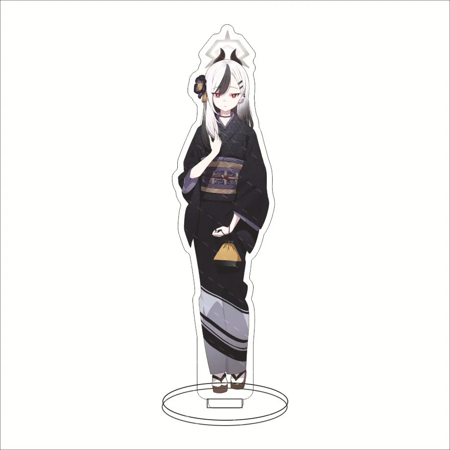 15CM Blue Archive Millennium Science School Anime Figures Cosplay Acrylic Stand Model Plate Holder Cake Topper Birthday Gift