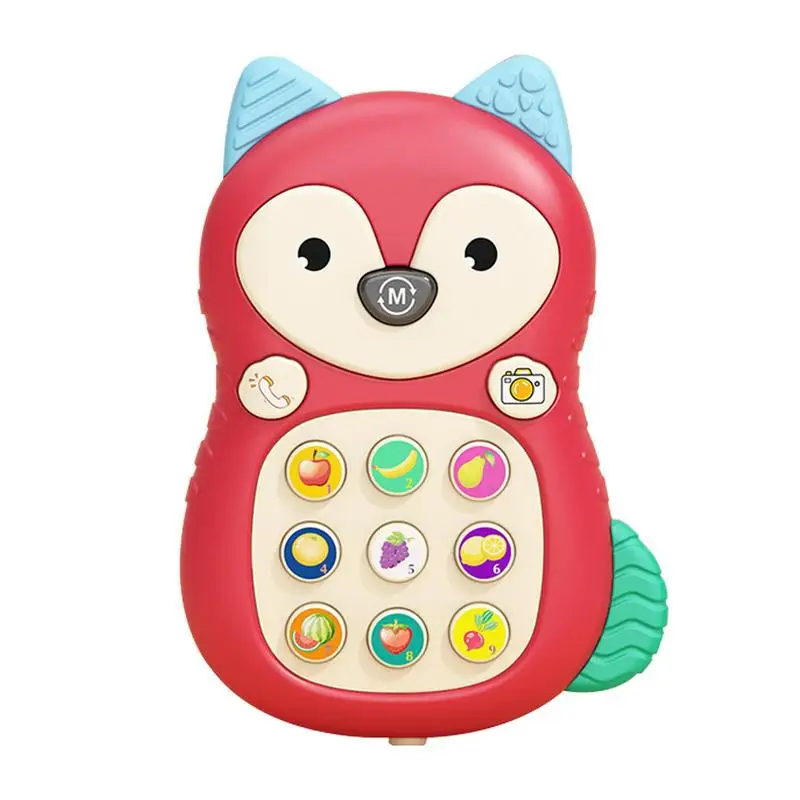 

Игрушка для телефона с цветными лампочками, интеллектуальный датчик для обучения, телефон с музыкой, игрушки для детей и родителей