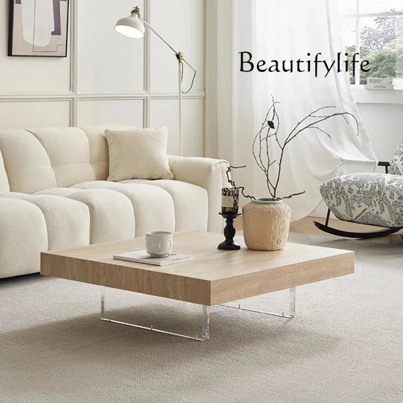 

Y Minimalist Designer Coffee Table Modern Rectangle Luxury Wood Coffee Table Space Saving Salontafel Woomkamer Room Furniture