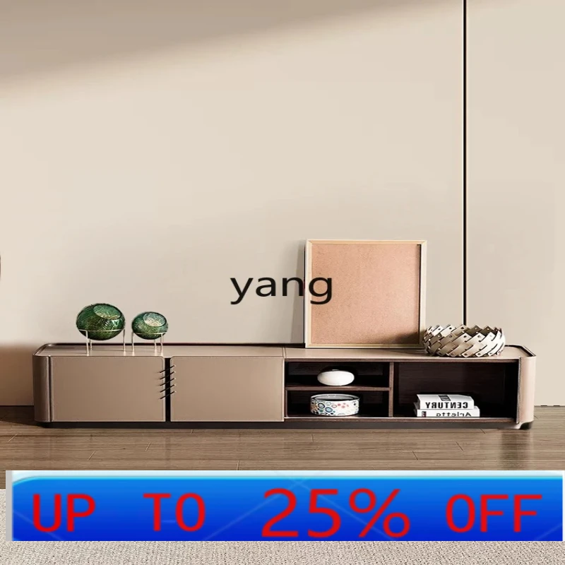 

LH Stone Plate Coffee Table TV Cabinet Combination Simple Large and Small Apartment Type High-End Living Room Floor Cabinet