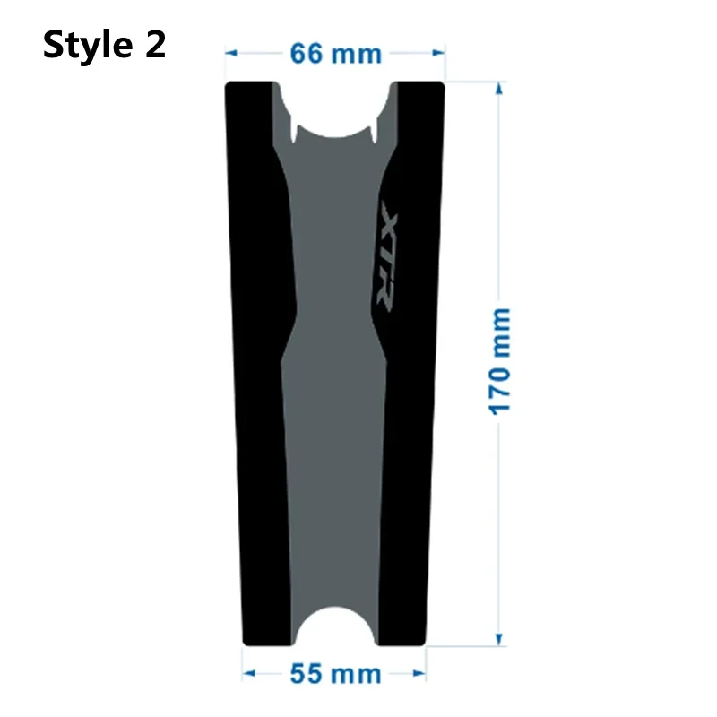 Bicycle Crank Decals for XTR-M9100 Vinyl Waterproof Sunscreen Antifade Cycling MTB Road Mountain Bike Stickers