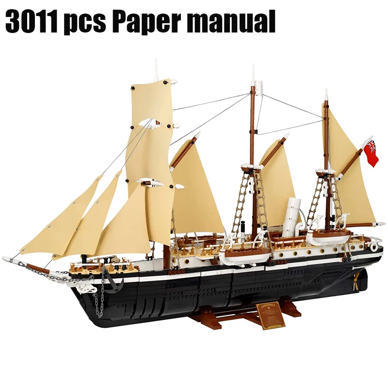 3011 Teile Endurance Schiffsbau-Bausteine Spielzeug Kompatibel mit Set 10335 DIY Konstruktions-Bausteine für Erwachsene Geburtstags- und Weihnachtsgeschenke