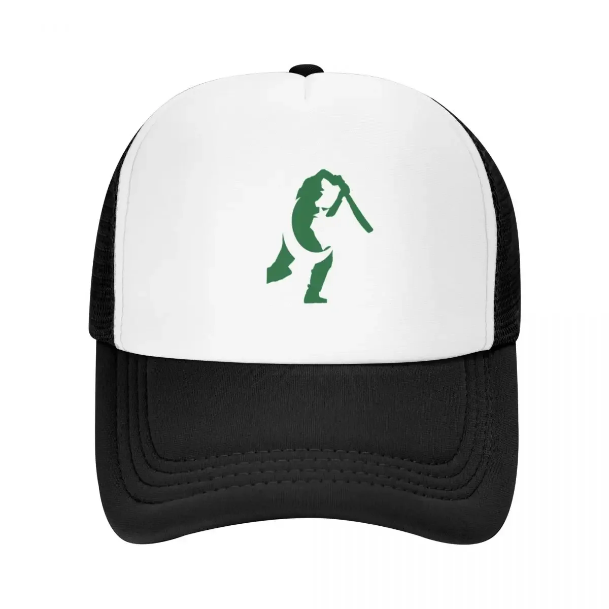 Pakistan Flag and Batsman for Cricket Team Fan Baseball Cap Beach Golf Cap Rave Big Size Hat Men's Caps Women's