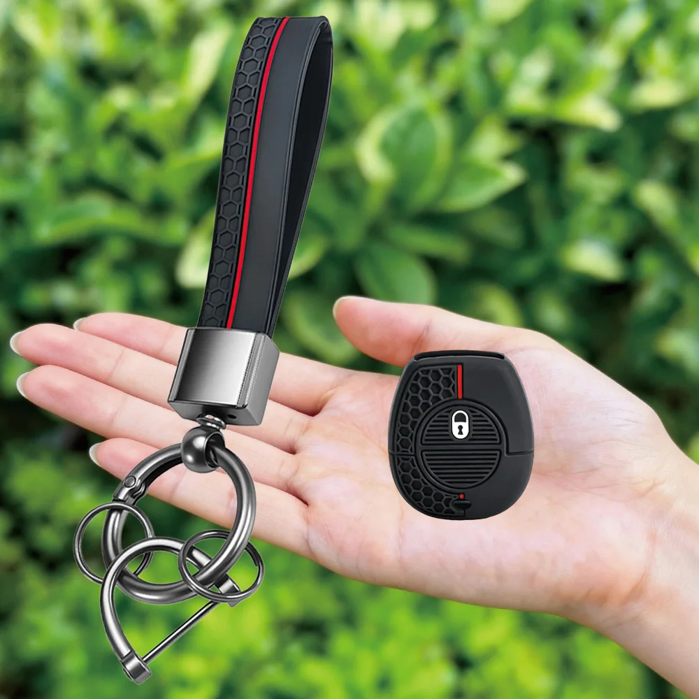Silicone Car Remote Key Fob Shell Cover Case Keychain For Nissan Navara X-Trail Almera Tino Primera Terrano Micra Patrol