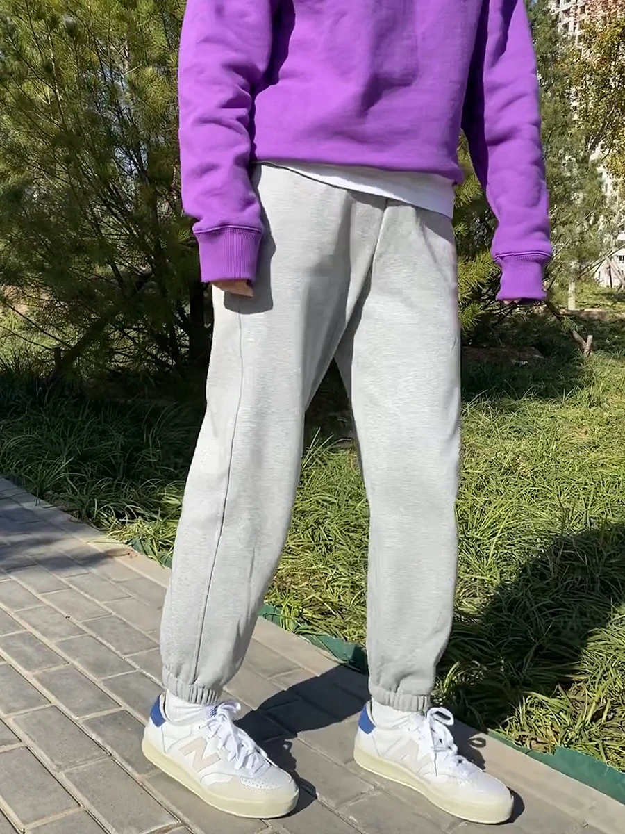 

Зимние утепленные брюки EenGaO с эластичным поясом и завязками, черные спортивные брюки с высокой талией и прямыми штанинами