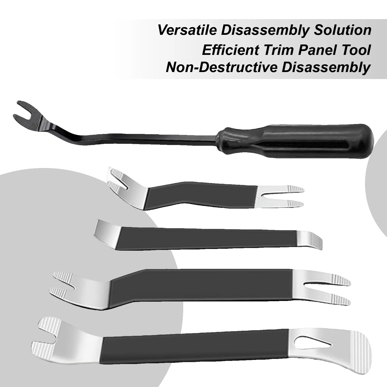 

Инструменты для снятия автомобильной панели, 5 шт., сверхмощный универсальный комплект для ремонта салона, съемник автомобильной панели, дверей, окон для приборной панели автомобиля