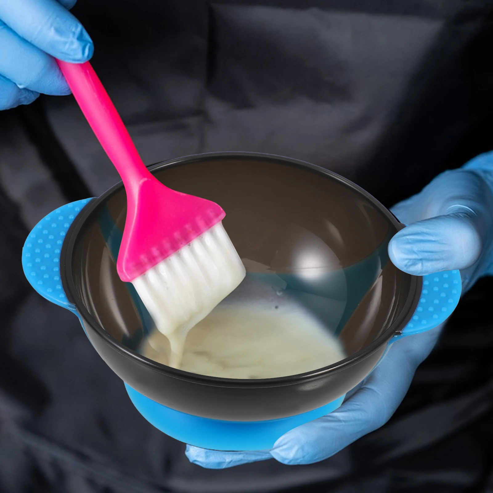 

Hair Coloring Bowl Reusable Plastic Hair Dye Tool Professional Salon Use No Easy Mixing Tint Bowl Applicator High