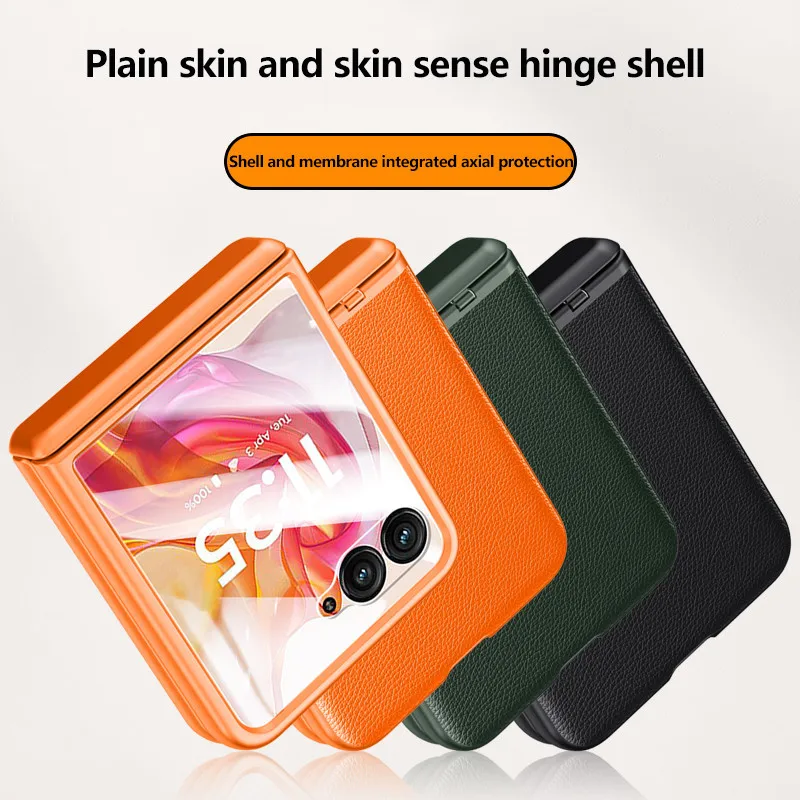 Ultra-thin Skin Feeling Matte Folding Spring Hinge Shockproof Protective Case For Motorola Razr 50 50Ultra Shell Film Integrated